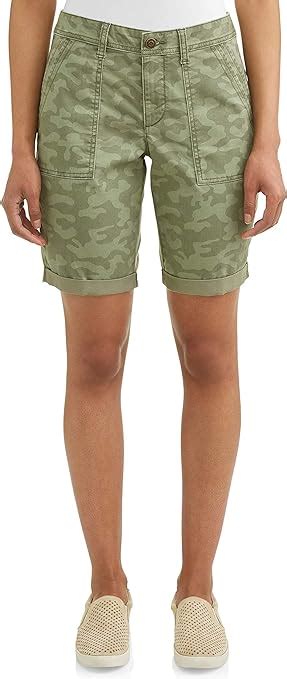 Time And Tru Utility Bermuda Shorts Camo Camouflage Size 14 At Amazon