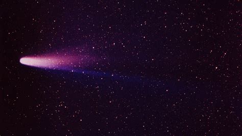Comet halley was visible in 1910 and again in 1986. Sen - space TV
