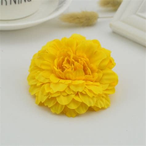 5pcs multicolor silk 6cm marigold artificial flowers for wedding party home decoration mariage
