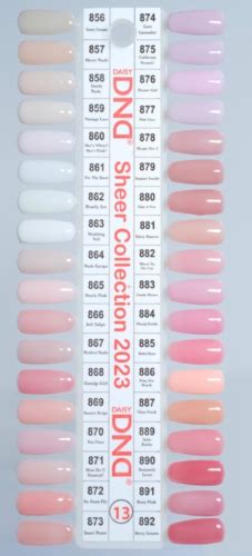 DND DUO GEL SHEER COLLECTION NUDE ESCAPE GEL NAIL POLISH SET