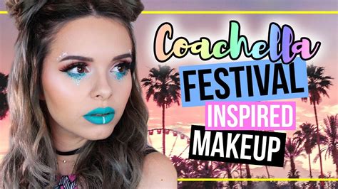 Coachella Festival Inspired 🌴 Makeup Tutorial Deutsch Youtube
