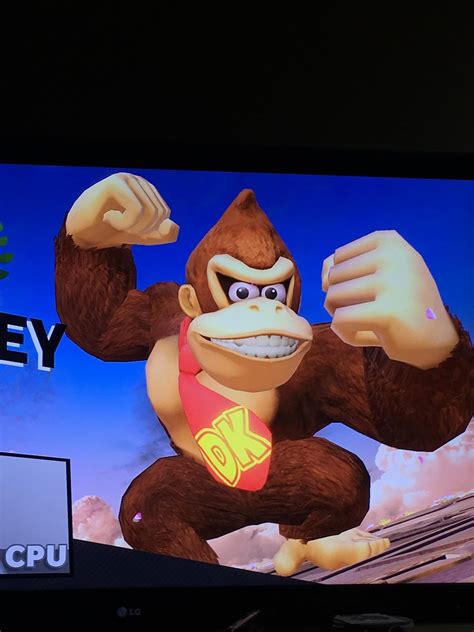 Is It Just Me Or Does Donkey Kongs Win Screen Model Look Super