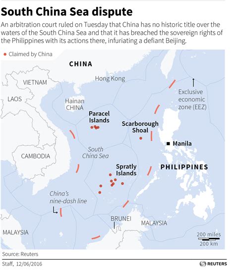 Political Map Of The South China Sea Nations Online P