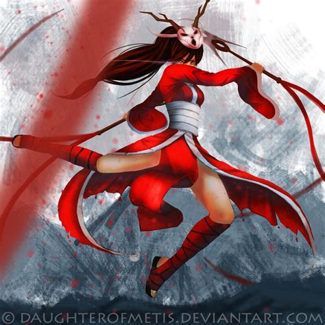 Blood Moon Akali By Daughterofmetis On Deviantart