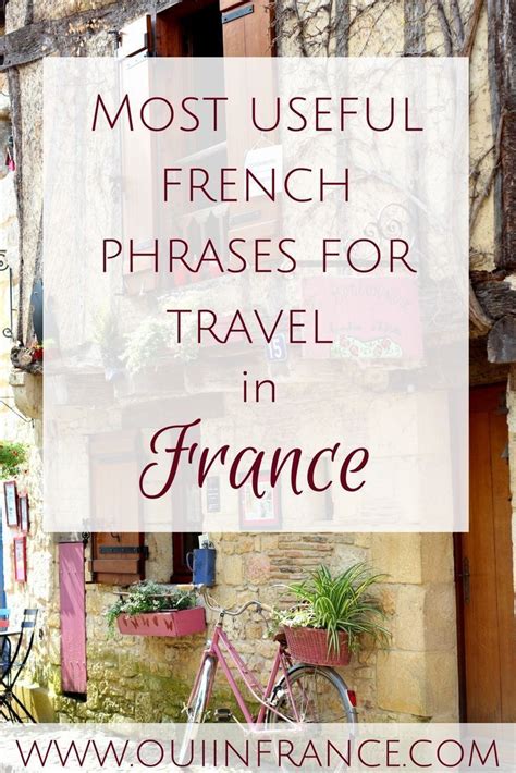 50 Basic French Words And Phrases For Travel To France With