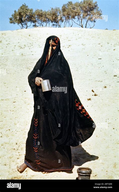 Egypt Sinai Beduinin Woman With Traditional Costume And Jewellery