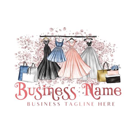 Boutique Logo Online Boutique Logo Fashion Logo Dresses Etsy