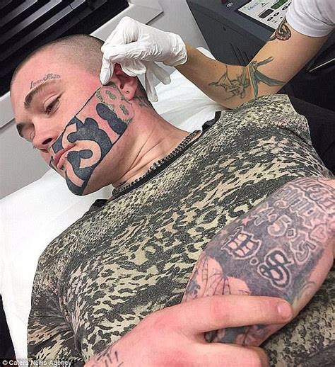 devast8 tattoo man pleads guilty to assaulting pregnant woman daily mail online