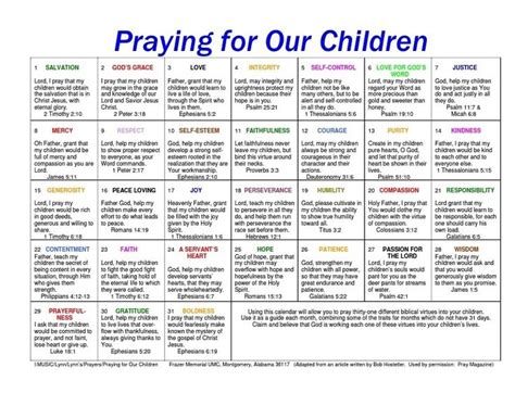 So Important To Pray Over Your Children Daily You Can