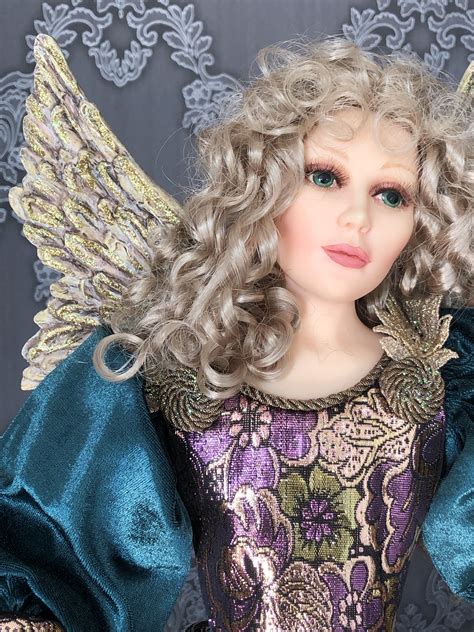 daphne angel of the forest truesculpt doll of pat thompson for the franklin mint angel doll