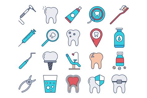Dental Vector Free Icon Set - GraphicSurf.com