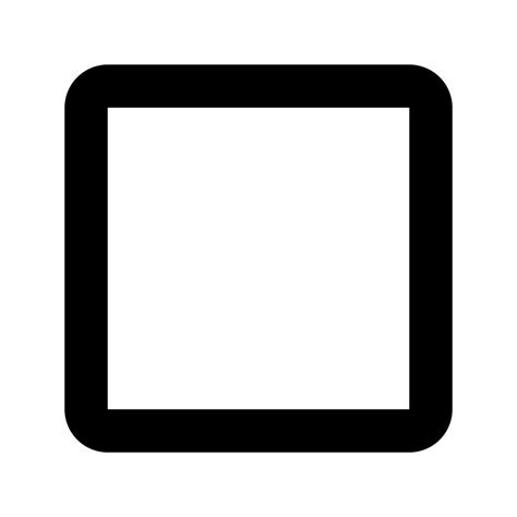 White Box Black Outline - ClipArt Best png image