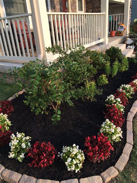 Begonias With A White Acoma Crape Myrtle Front Yard Garden Garden Tips