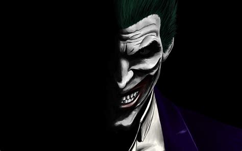 Download 1920x1200 Wallpaper Joker Dark Dc Comics Villain Artwork