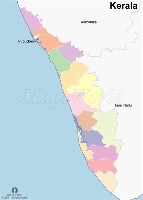 23072013 ouline map of kerala showing the blank outline of kerala state. Kerala Districts Outline Map | Outline map of Kerala Districts