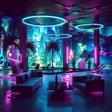 Artificial Happiness Nightclub Design Neon Room Neon