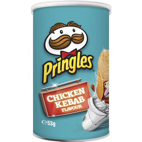 Pringles Chicken Kebab Flavour Chips 53g Woolworths