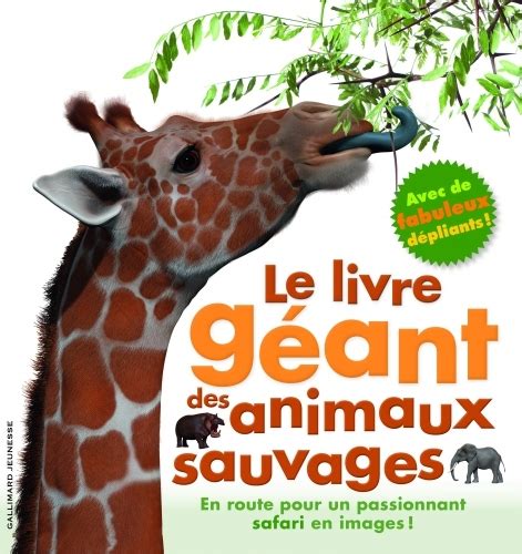 Le Livre Géant Des Animaux Sauvages Les Sandales Dempédocle