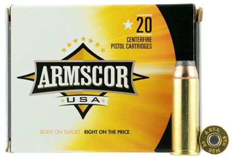 44 Remington Magnum Ammunition Armscor Precision Inc 240 Grain 20