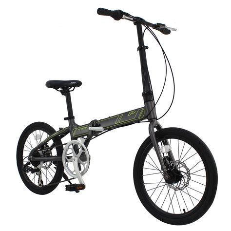 Phoenix Bicycle Pf 20 Inch Aluminum Portable And Folding Bike With Disk