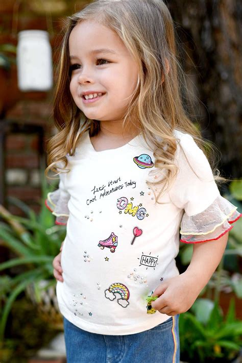 Toddler Girls Little Girls Graphic T Shirt Girls Fall Outfits