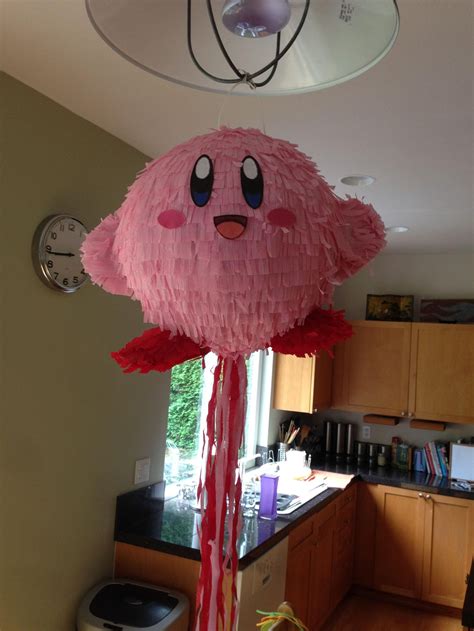 Diy Kirby Pinata Kirby Nintendo Party Pinata