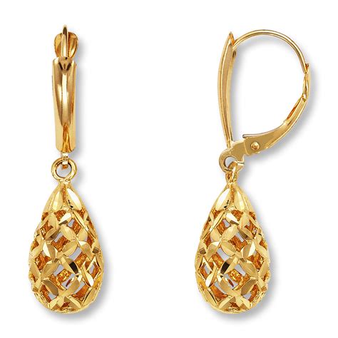 Gold Drop Earrings Are In Fashion