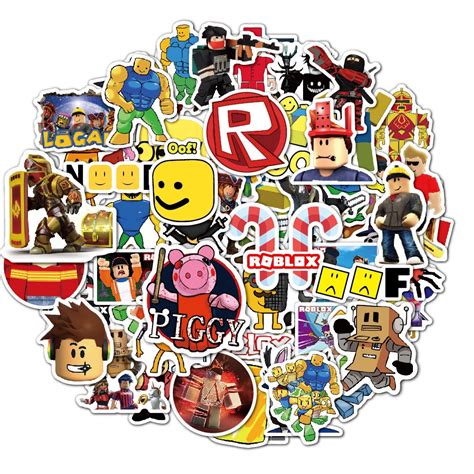 100pcs Roblox Virtual World Sticker Animation Graffiti Roblox Game