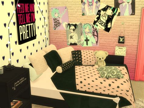 Teen Girl Bedroom Sims 4 Bedroom Teen Girl Bedroom Furniture