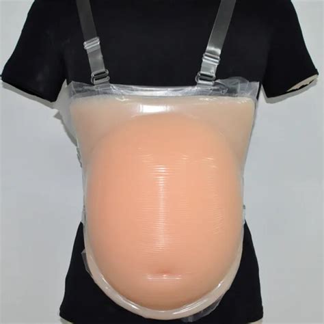 New Design 5100g Artificial Fake Silicone Fake Pregnant Belly Twins