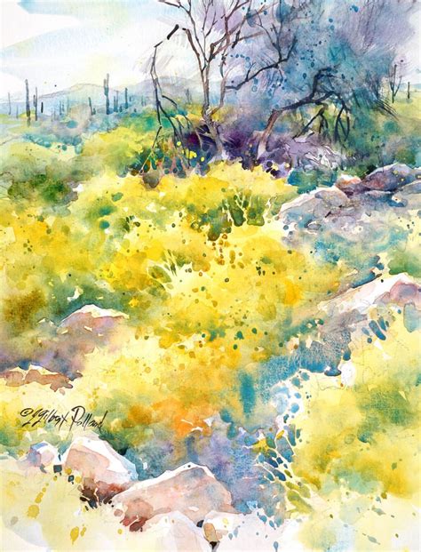 Watercolor Unleashed Paint The Sonoran Desert Landscape In Vibrant