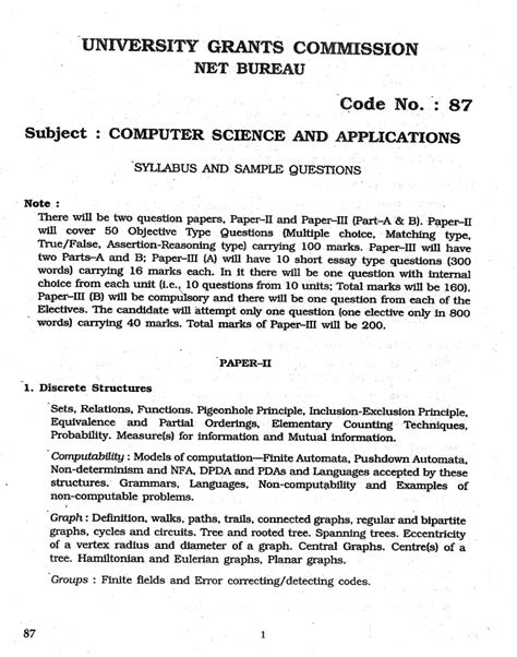 Ugc net home science notes books in hindi syllabus pdf free download solved papers in hindi arihant ugc net questions and answers with explanations. Download free UGC NET computer science study material ...