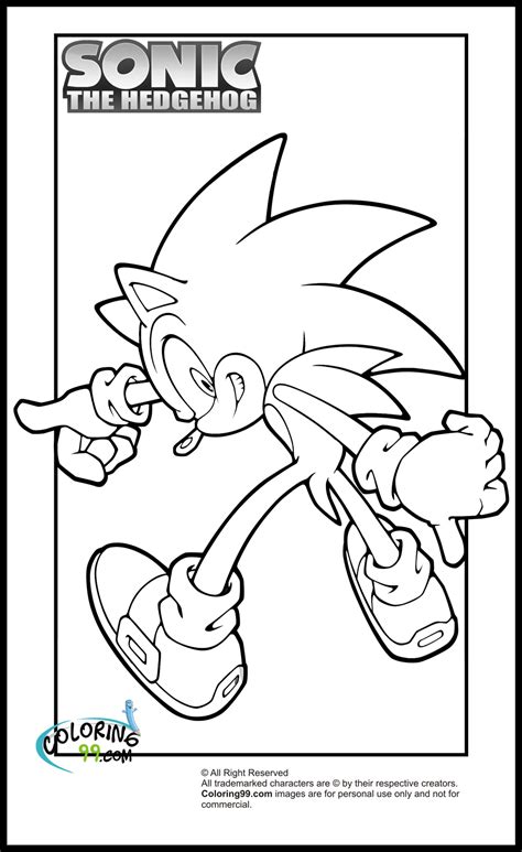 Sonic Coloring Pages Printable Printable World Holiday