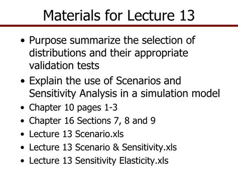 Ppt Materials For Lecture 13 Powerpoint Presentation Free Download