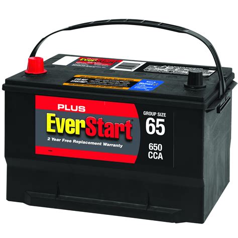 Everstart Plus Lead Acid Automotive Battery Group 65
