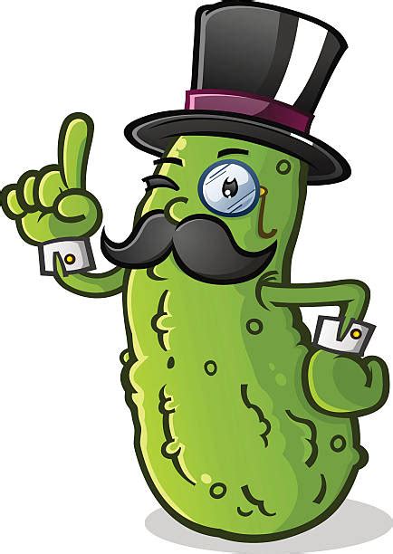 Royalty Free Cartoon Of A Dill Pickle Clip Art Vector Images And Illustrations Istock