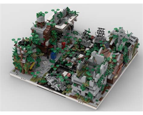 Lego Moc Ruined City Build From 9 Different Mocs By Gabizon