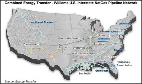 Natural Gas Pipeline Map North America Northern Natural Gas