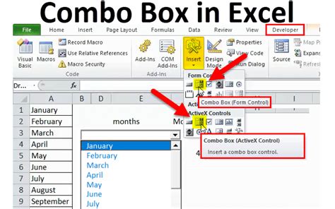 Combo Box In Excel Examples How To Create Combo Box In Excel