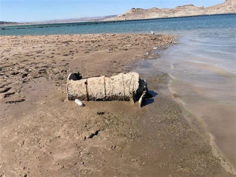 Drought Reveals Human Remains In Barrel At Lake Mead Los Angeles Times