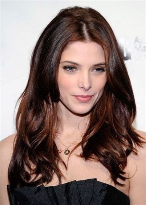 Another type of highlighting you can do to open your deep chocolaty hair a bit would be to add some caramel or red. 2015 Fashionable Celebrity Hair Color Ideas & Hairstyle ...