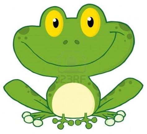 Frog Clipart Image Cute Green Cartoon Frog Happy As Can Be Frog