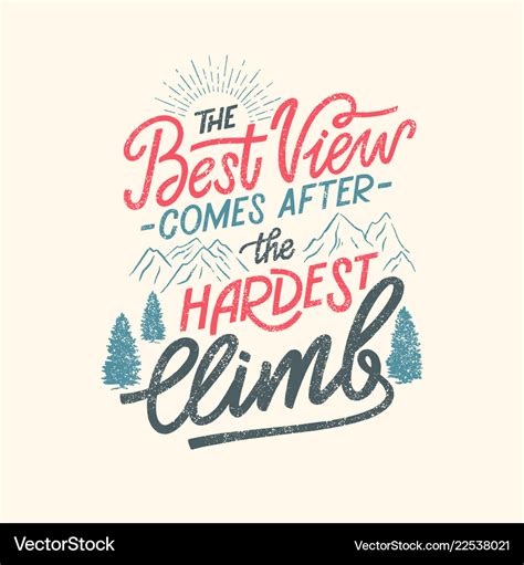 Hand Lettering Motivation Quote 03 Royalty Free Vector Image
