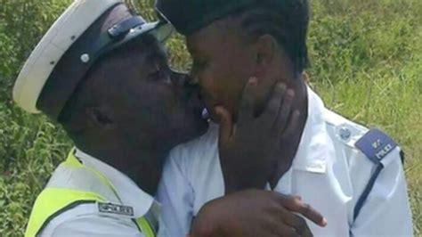 Bbctrending The Police Officers Fired For A Kiss Bbc News