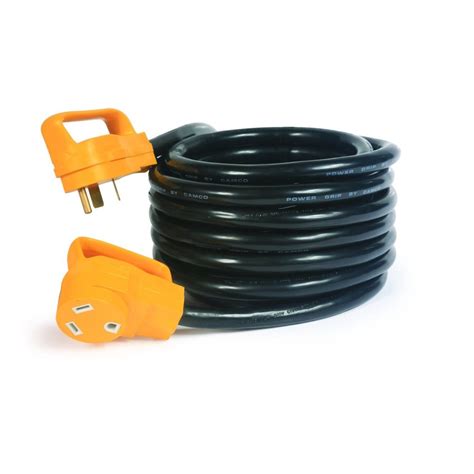 Camco 55191 25 30 Amp Male And 30 Amp Female Powergrip Extension Cord