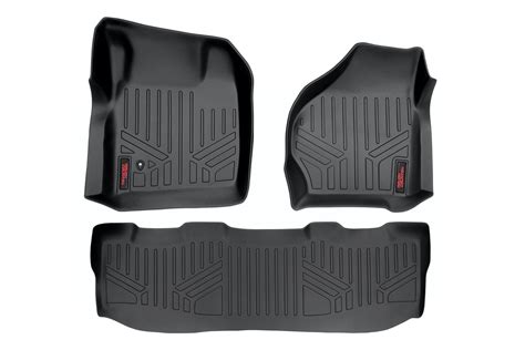 Rough Country Floor Mats Fr And Rr Crew Cab Ford Super Duty 2wd4wd