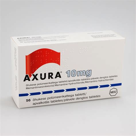 Axura 10 Mg Plėvele Dengtos Tabletės N56 Gintarinė Vaistinė