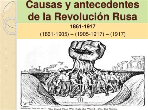 causas y antecedentes de la revolución rusa