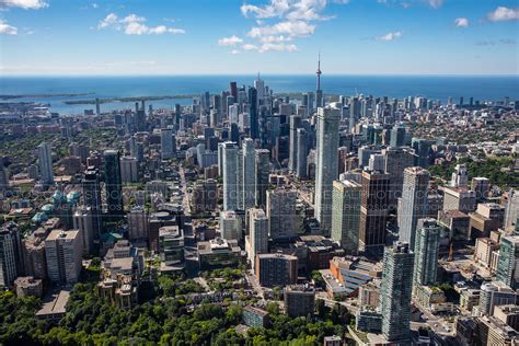 Aerial Photo Yorkville Toronto