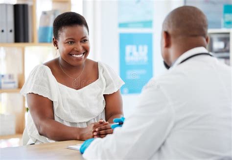 Doctor Black Woman And Healthcare Consultation With A Wellness And